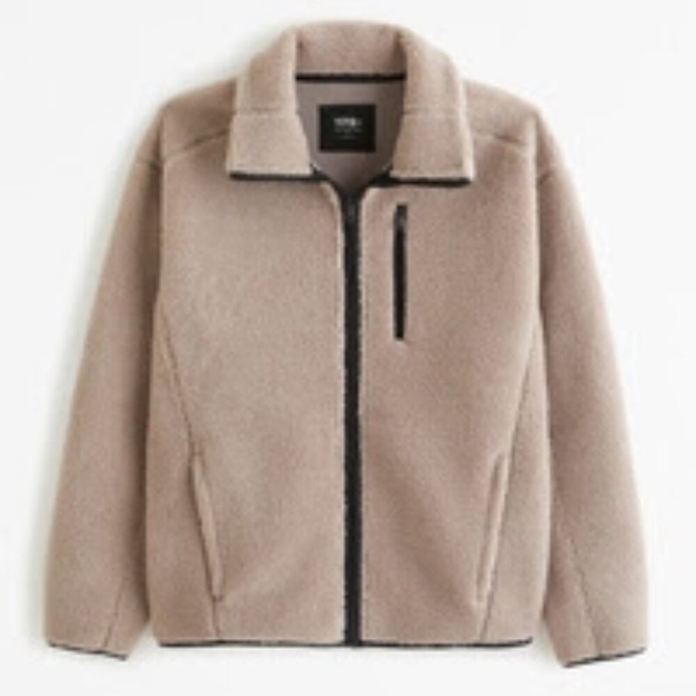 Abercrombie YPB neoWARM Full-Zip Sherpa Jacket